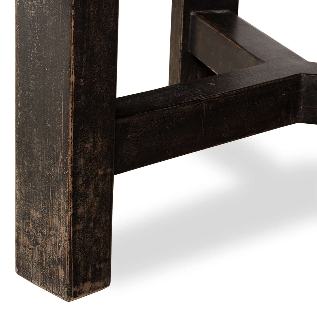 Стол Sonsu черный ваби-саби Ø150