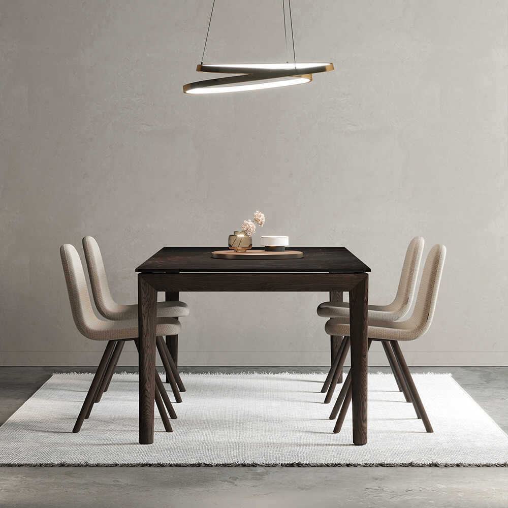 Раздвижной обеденный стол Ilex керамика 220(300)x100