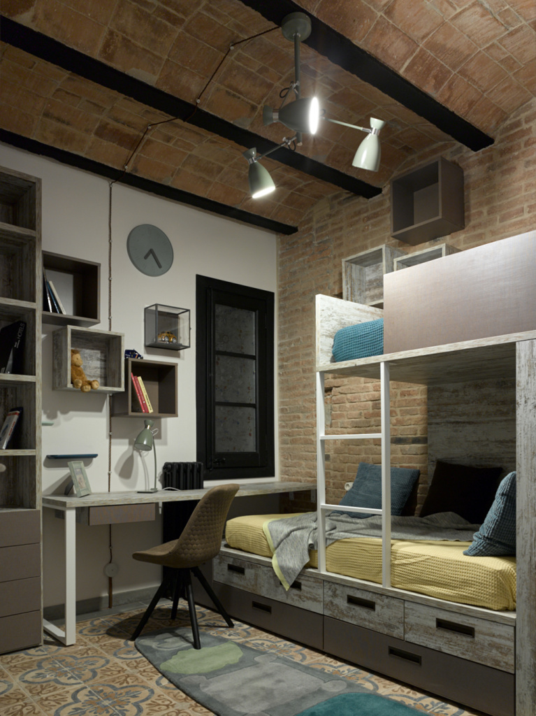 Квартира в Барселоне. Проект архитектора Натальи Гусевой. 