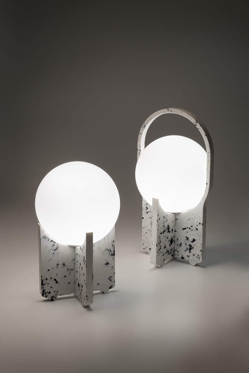 Настольная лампа Nonet 2090/011RG White dimmable