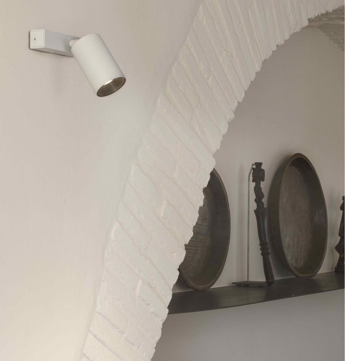 Настенный/потолочный светильник Stan 1L белый