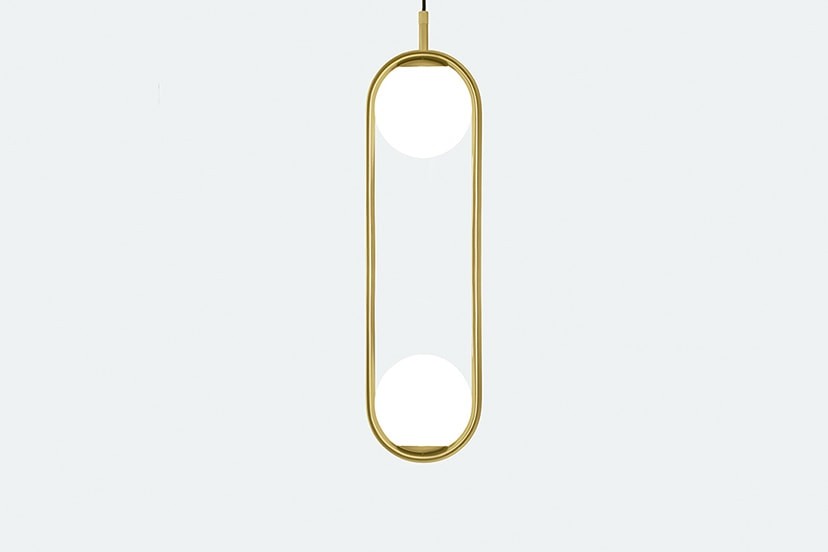 Подвесной светильник  C_Ball S2 латунный