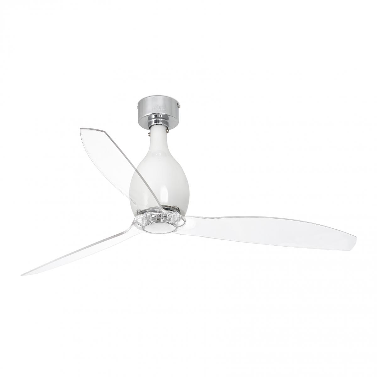 Яркий / прозрачный белый потолочный вентилятор Mini Eterfan