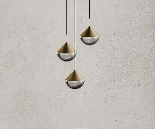 Подвесной светильник Nino латунный