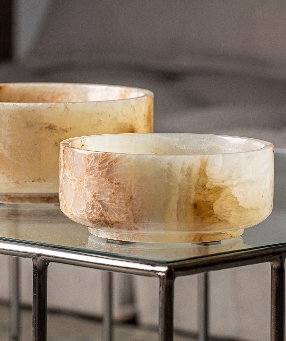 Набор из 2-х подносов 32637 из оникса