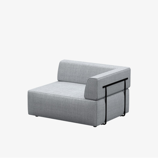 Модуль угловой дивана Entropy 75x120cm right