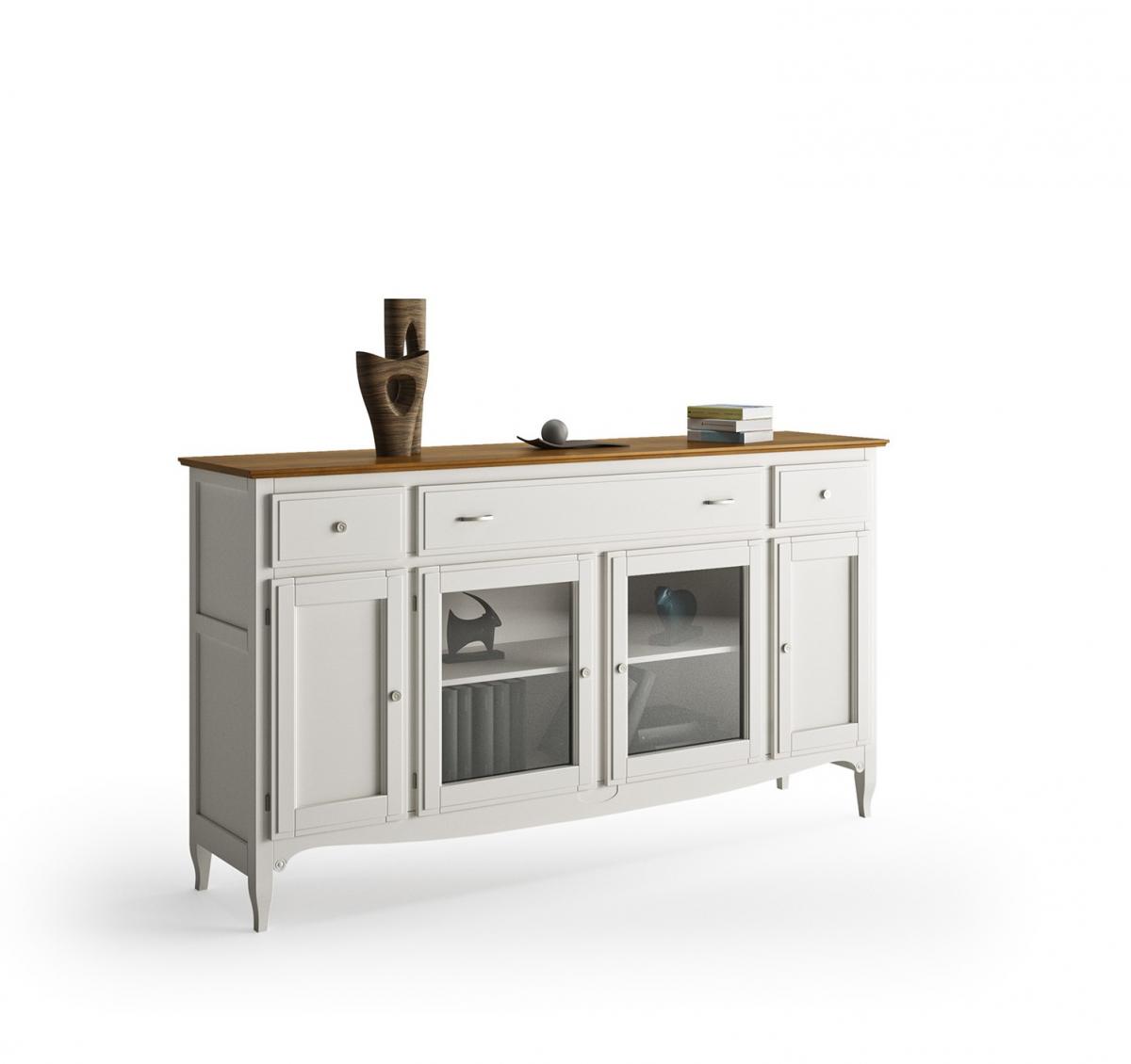 Сервант Fontana стеклянные дверцы 190 см