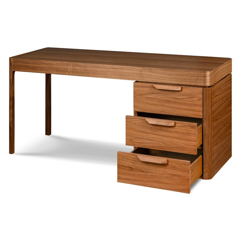 Письменный стол RONDA отделка шпон ореха F