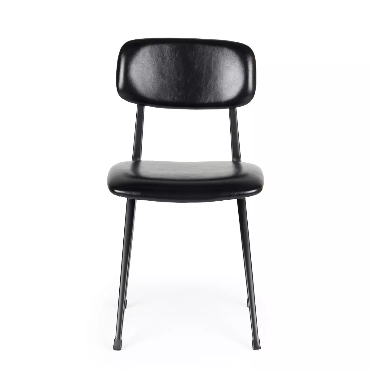 Стул черный Sabina из экокожи