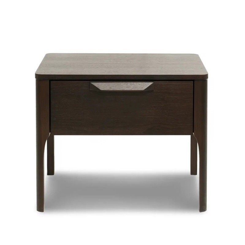 Прикроватная тумбочка RONDA темный орех V36W1