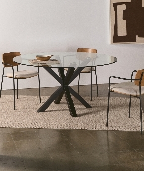 Круглый стол Arya 119 стекло