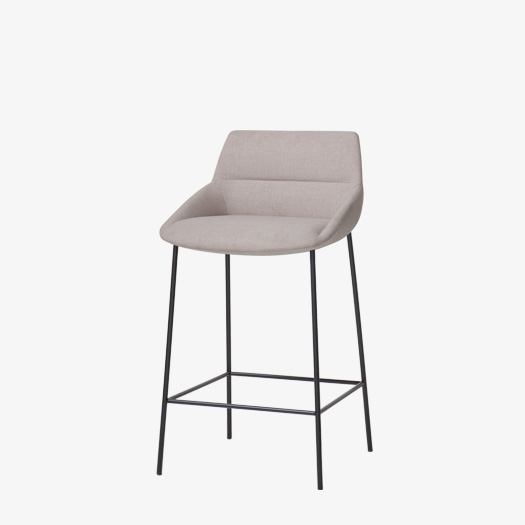 Полубарный стул Dunas XS на стальных ножках