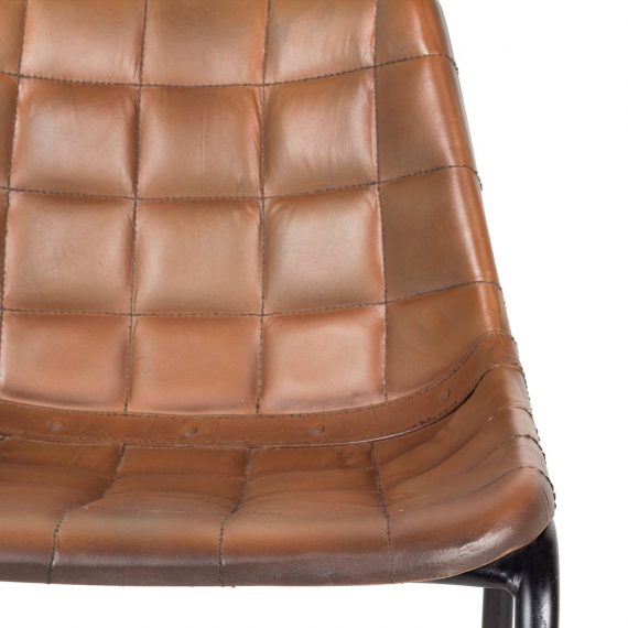 Барный стул из кожи Mews