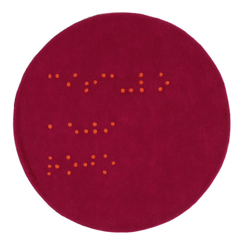 Круглый ковер Braille