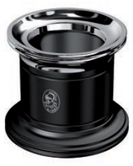 Магнитный держатель скрепок M-657 CN CHROME & BLACK
