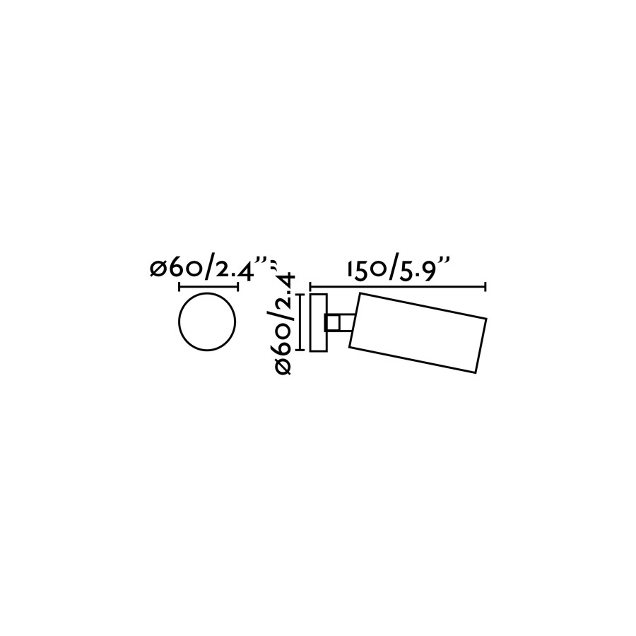 Бра регулируемое Stan Led белое