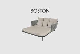 Уличная кровать Boston LIGHT GREY