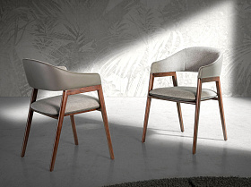 Стул 4091/ACH20070 с обивкой из ткани и экокожи