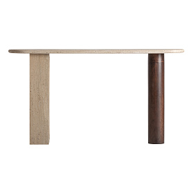 Консольный столик Clar из травертина