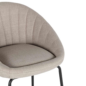 Барный стул Almer с бежевой обивкой