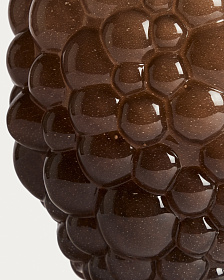 Ваза Mure из коричневого стекла, 30 см