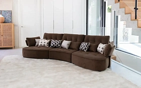 Модульный диван Arianne Love Y1+ M + Y2 с подлокотниками U1/U2 ножки 3-6 см