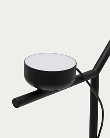 Настольная лампа Orey из черного металла с многопозиционным точечным светильником
