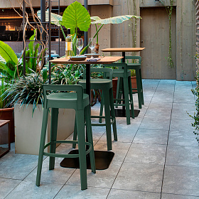 Барный стул Ombra со спинкой 75cm