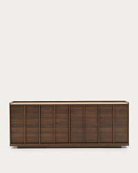 Onix Сервант с ореховым шпоном в темной отделке 200 x 80 см