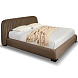 Кровать WABI SABI коричневая ткань