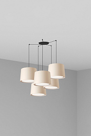 Подвесной светильник Conga бежевый 5L