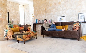 Кресло Helsinki с пуфом S1P