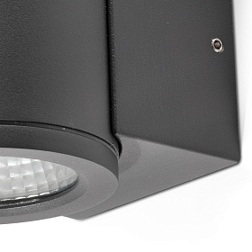 Настенный светильник Tond 1L темно-серый 2700K