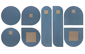 Ковер Tangram TEAR 01 Ø 200