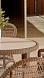 Стол обеденный Arena SEASHELL 120см 4608.12D-SH-C