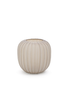 Ваза Lumia из стекла бежевого цвета  27см