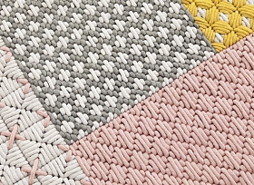 Ковер Silai розовый