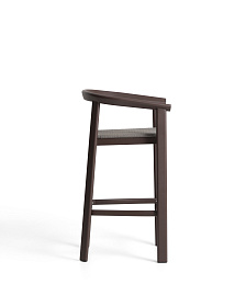 Уличный барный стул Erice из алюминия и веревки коричневого цвета, 75 см