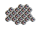 Ковер Parquet Tetragon синий 213x312