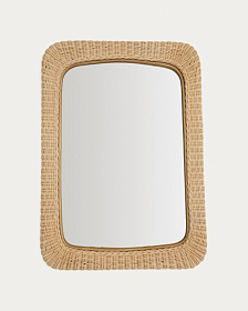 Зеркало из ротанга Zilna 58 x 79 см