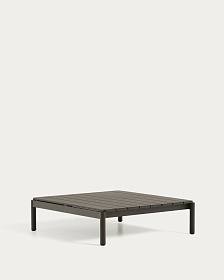 Журнальный столик Sorells из зеленого алюминия 89 x 91 см