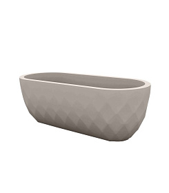Кашпо Vases Nano матовое Taupe 14x33x12