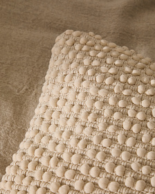 Чехол для подушки Mascarell из хлопка и полиэстера белого цветва 40 x 60 см