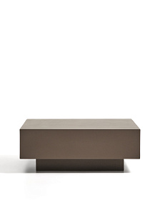 Уличный столик Rustella из коричневого бетона, 60 x 60 см