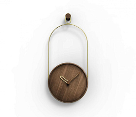 Часы Eslabon орех-латунный