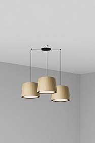 Подвесной светильник Samba черный/зеленый 3L