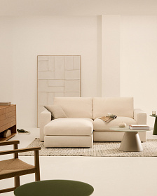 Alea 3-местный модульный диван с левым шезлонгом и съемным чехлом 220 см