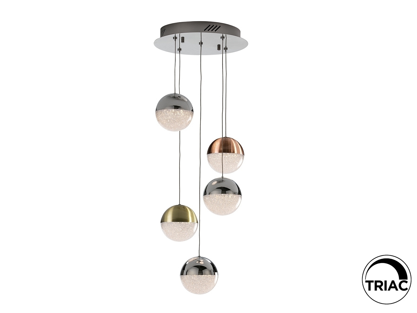 Подвесной светильник Sphere 5L LED разноцветный