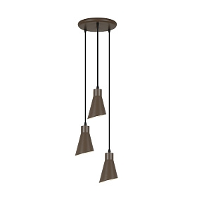Bera Люстра 3L коричневый