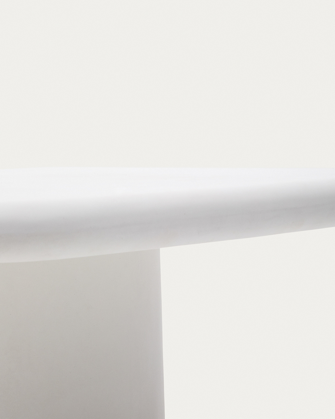 Уличный стол Addaia цемент, белый 135 x 135 см